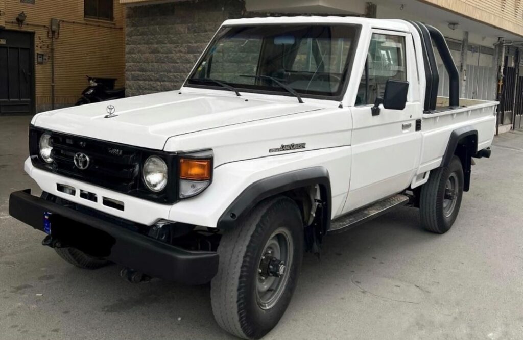 شیشه لندکروز وانت تک کابین 3F